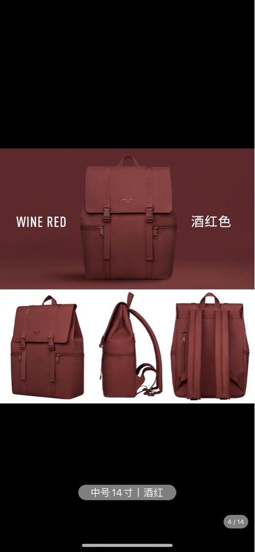 Red canvas backpack new arrivals