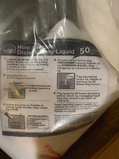 Wise Cleaner DIY Dishwashing Kit Can make 50 Liters  Scent: Lemon - 1 Antibac - 1  /750 pesos each
