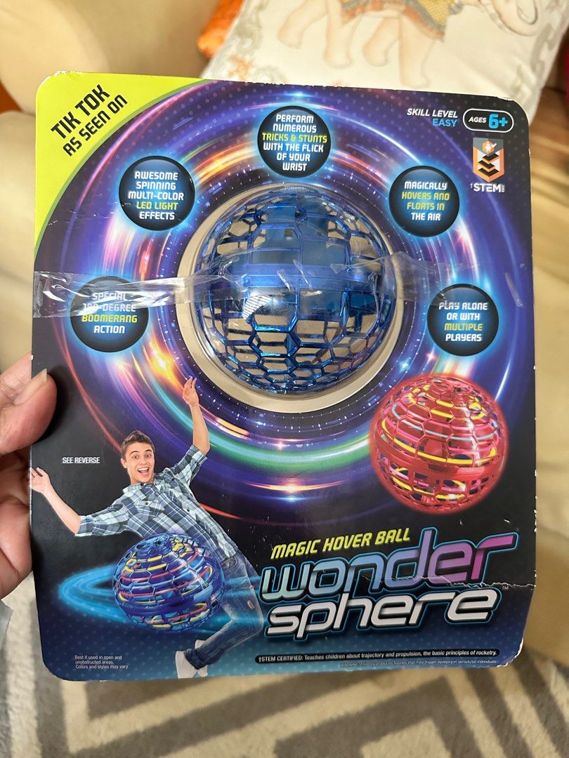 Wonder Sphere Magic Hover Ball- Purple Color- Skill Level Easy