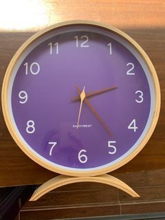✅ Delivery Wooden wall/table Clock ( natural, nordic, Scandinavian, minimalist style )