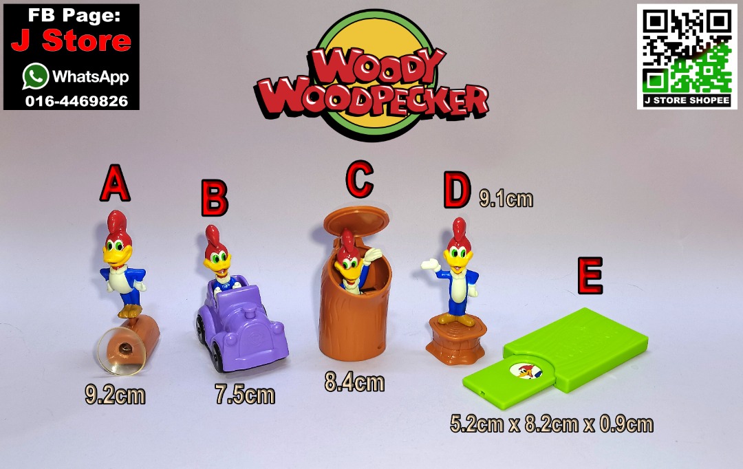 Woody woodpecker figure on sale