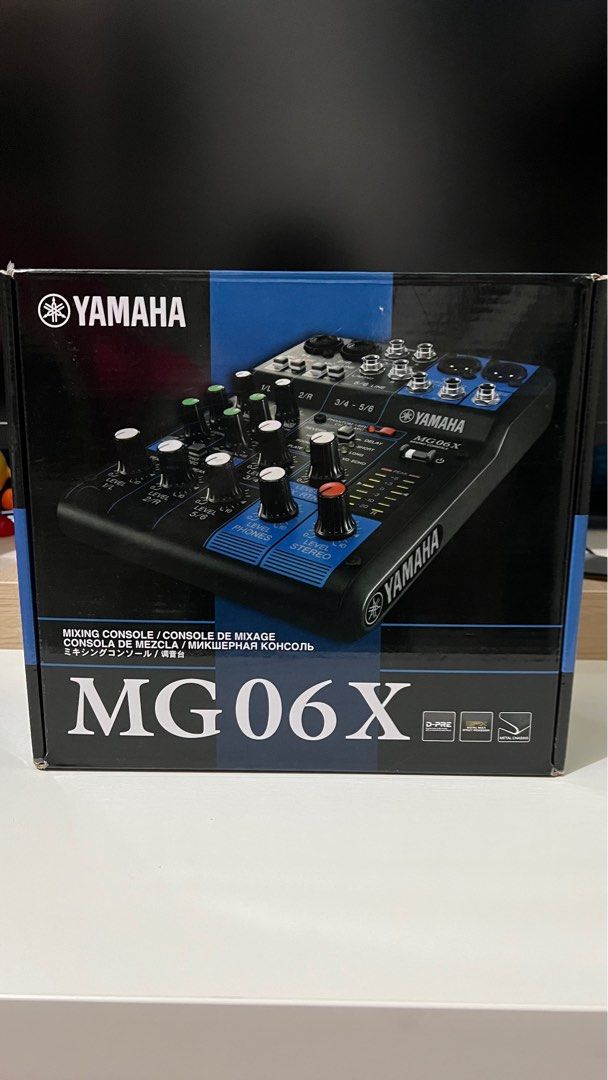 Yamaha MG06X Mixing Console, 音響器材, 其他音響配件及設備- Carousell