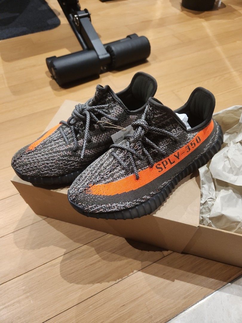 UK8 Yeezy Boost 350 V2 Carbon Beluga