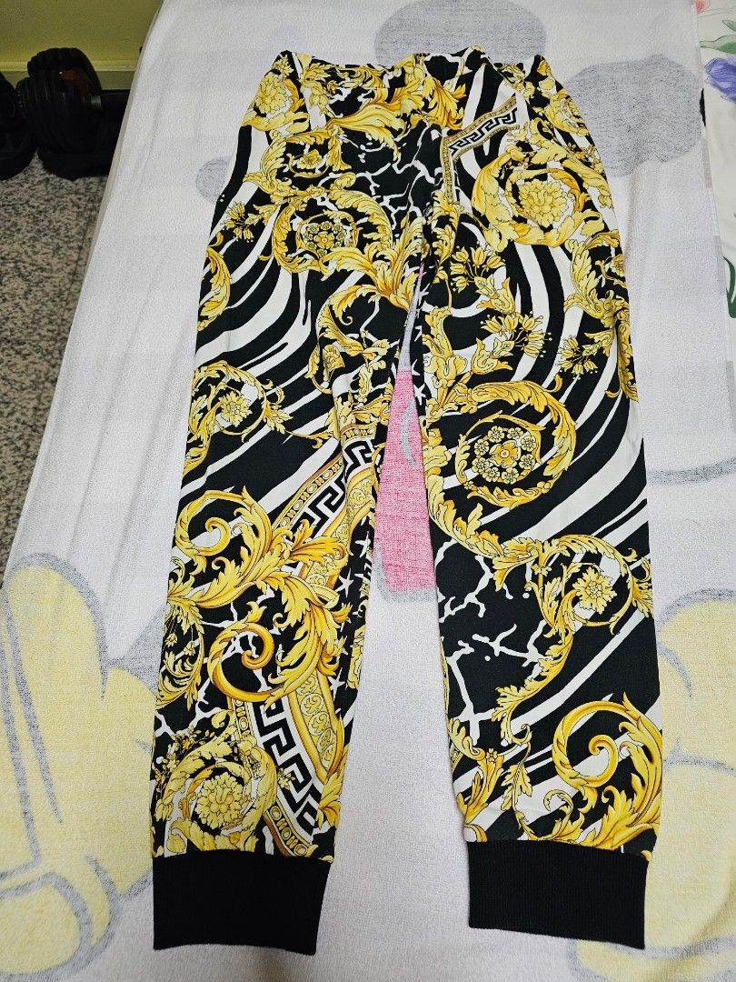 PROMO!Young Versace Runway Savage Barocco Sweat Pants, Luxury