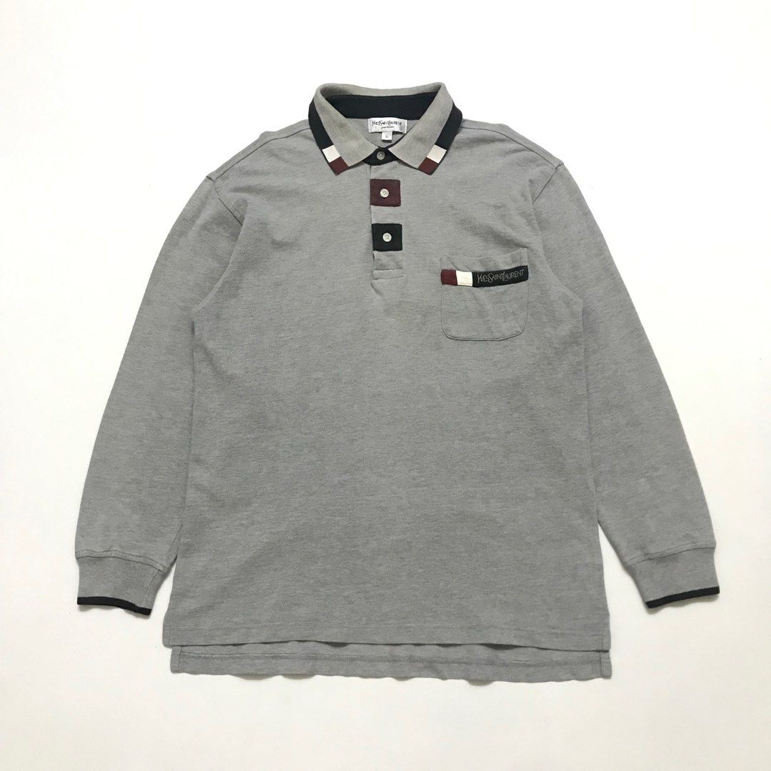 Ysl long sleeve sales polo