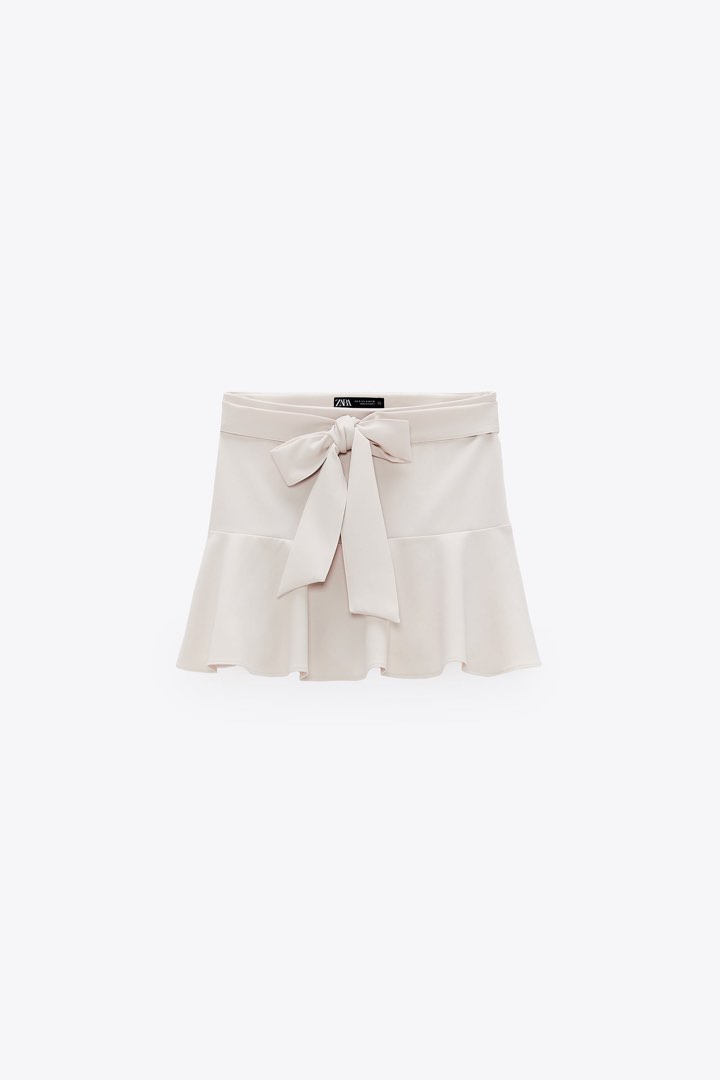 Ruffled bermuda skort zara clearance