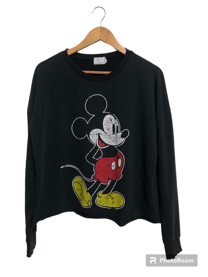 Zara Crop Top Sweatshirt Mickey Disney X Zara M size Women s