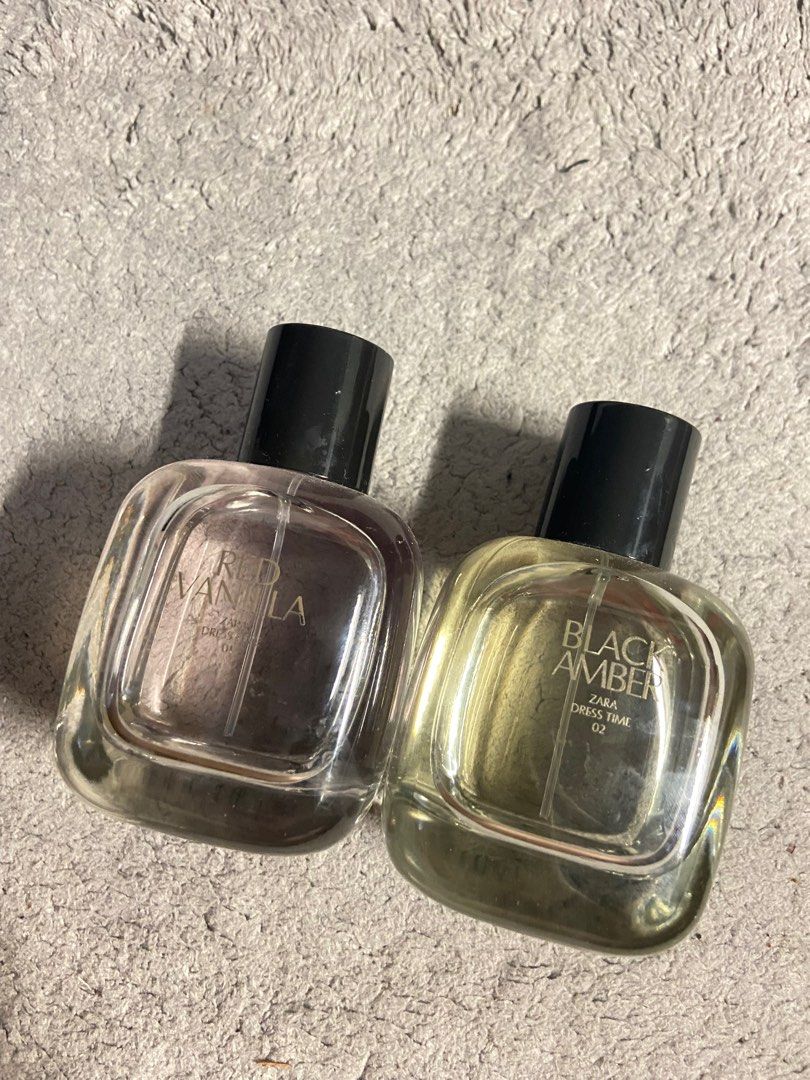 Zara red 2025 vanilla black amber