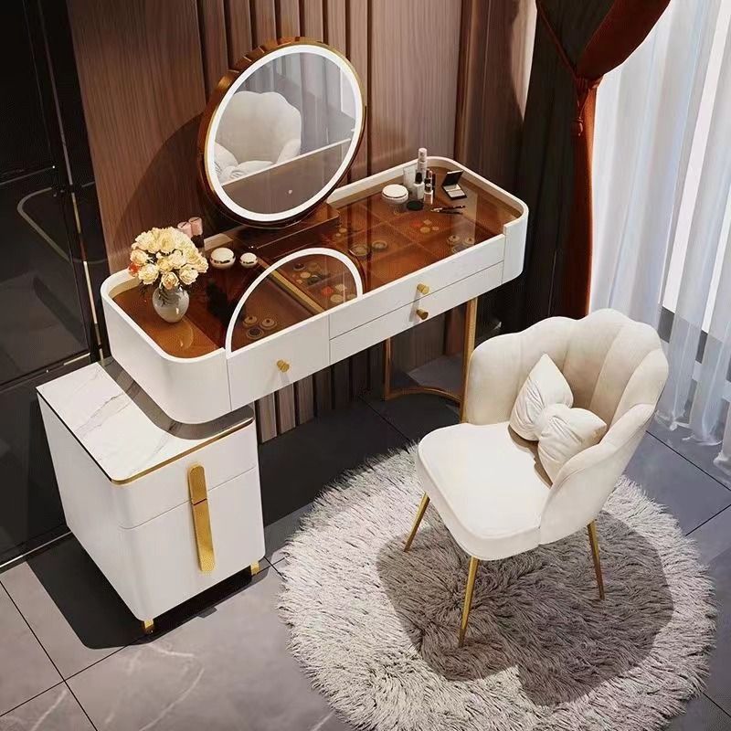 Grey chair hotsell dressing table