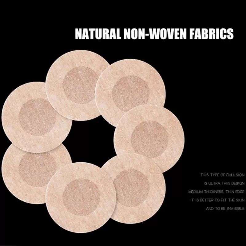 20 Pairs Disposable Nipple Covers, Self-adhesive Breast Covers 0.2mm Ultra  Thin Non-woven Nude Color Nipple Bra Padding