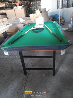 34x64 Foldable Imported Billiard Table with complete set of accessories/ lamesa ng bilyaran