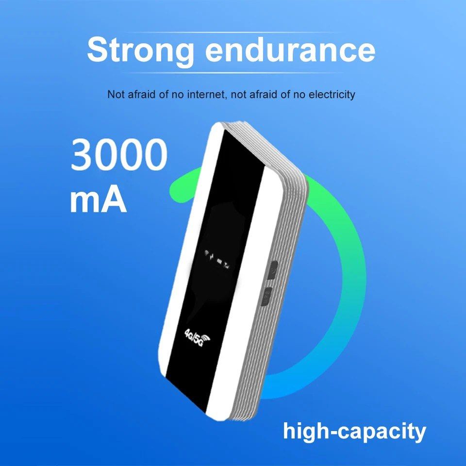 4G Wifi 蛋便攜式Mifi支持4G/5G SIM卡150Mbps路由器Wifi熱點路由器3000mAh, 電腦＆科技, 電腦周邊及配件, Wifi及上網相關產品-  Carousell
