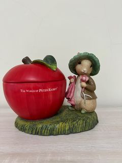 彼得兔蘋果造型收納擺飾