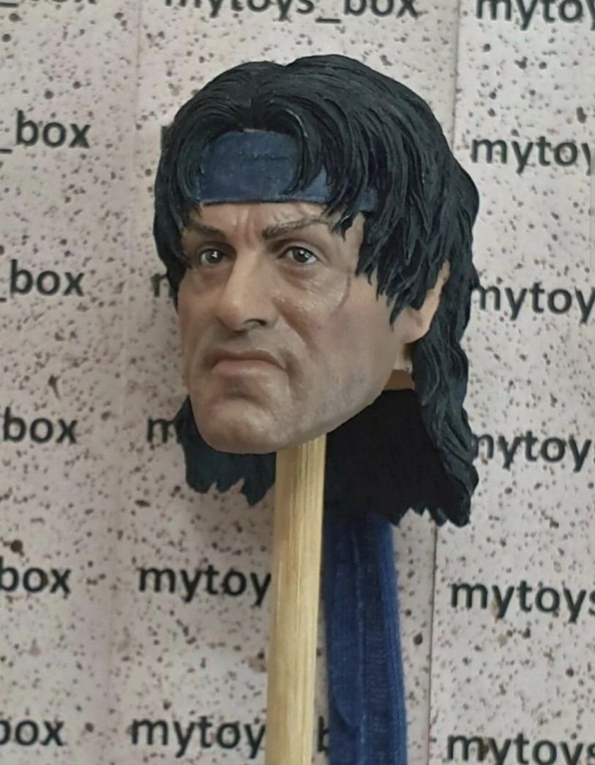 ️ 1/6 RAMBO 4 Head Sculpt for sale!!, Hobbies & Toys, Toys & Games on ...