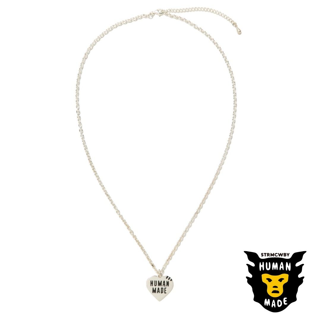 🇯🇵日本代購HUMAN MADE HEART SILVER NECKLACE HUMAN MADE NECKLACE