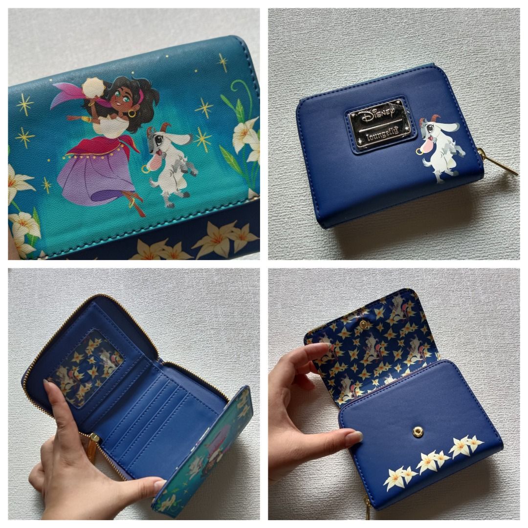 日本Loungefly X 我的英雄學院HOCUS POCUS 女巫也瘋狂USC Encanto 奇幻魔法屋主題皮革短型銀包, 女裝, 手袋及銀包,  銀包、卡片套-