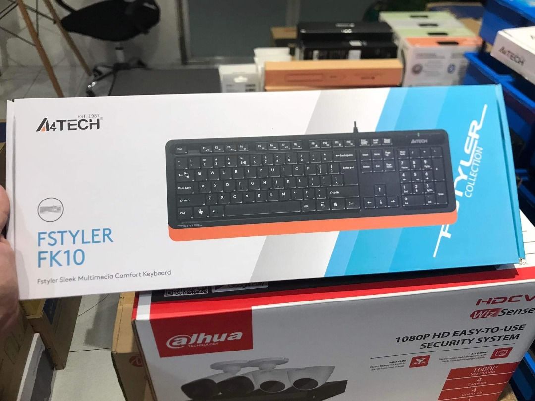 A4Tech Fstyler FK10 Keyboard USB Orange, Computers & Tech, Parts ...
