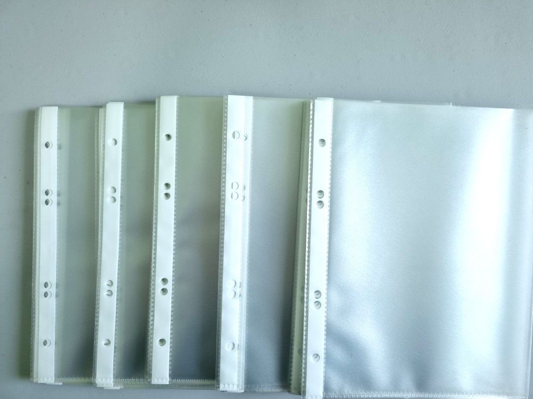 A5 File pocket sleeves, Hobbies & Toys, Stationery & Craft, Stationery