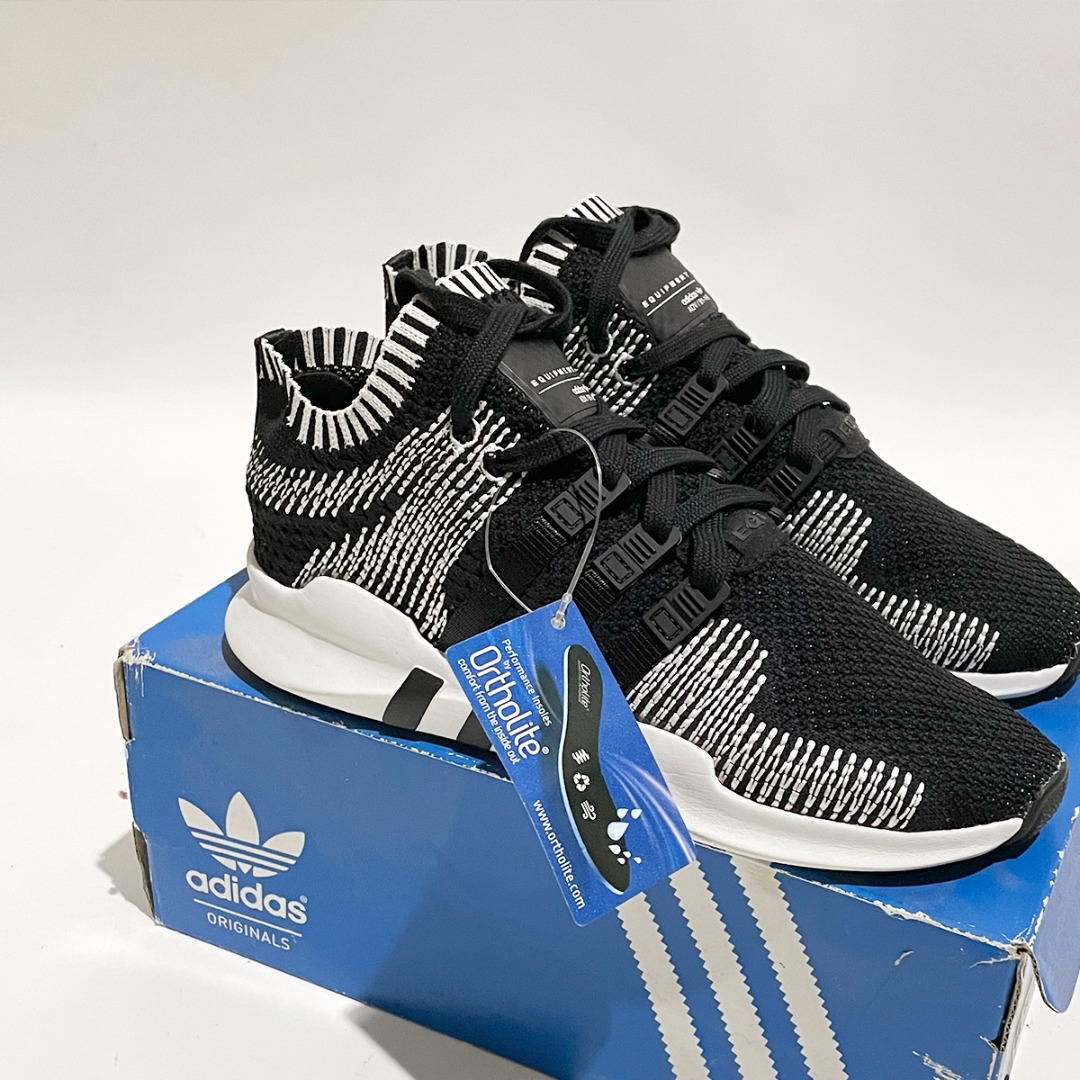 Adidas EQT Support ADV Primeknit Core Black Turbo Men s 44 OFF