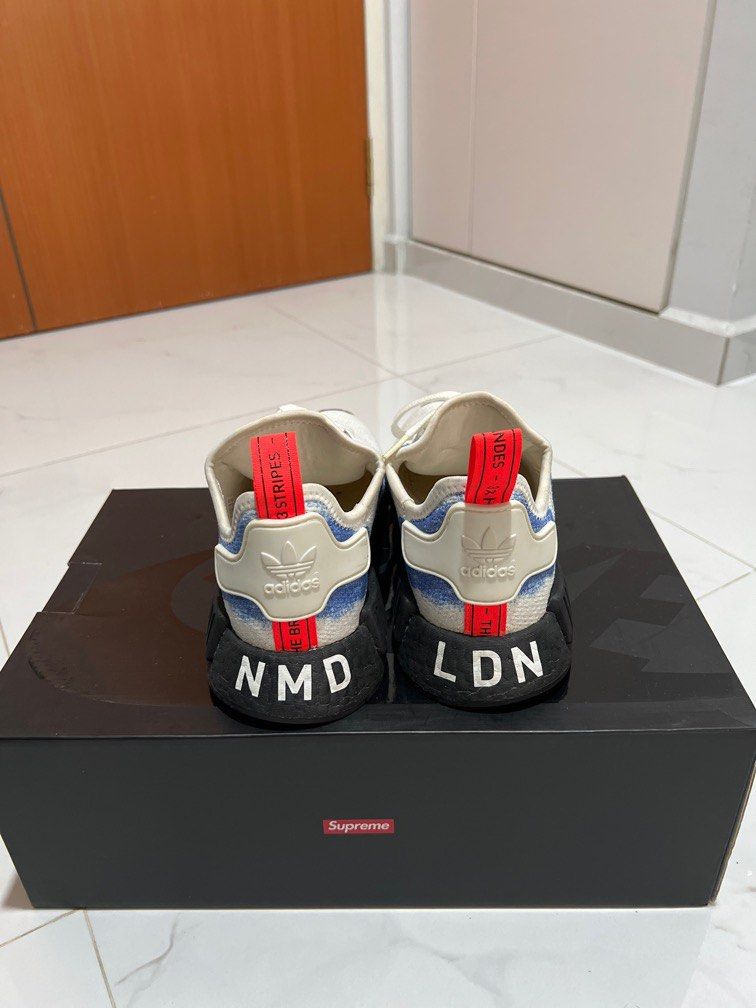 Supreme x Louis Vuitton x adidas NMD R1, Men's Fashion, Footwear, Sneakers  on Carousell