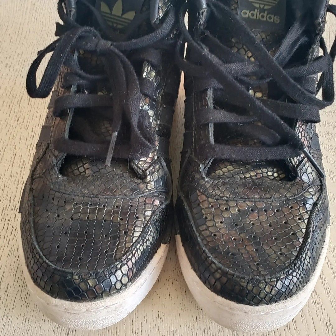 Adidas sambarose 2025 black snakeskin