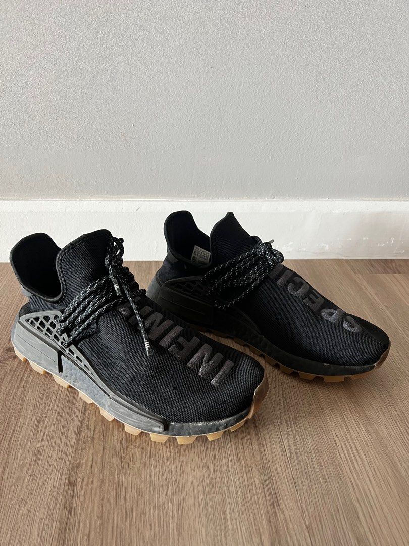 Pharrell nmd black gum discount