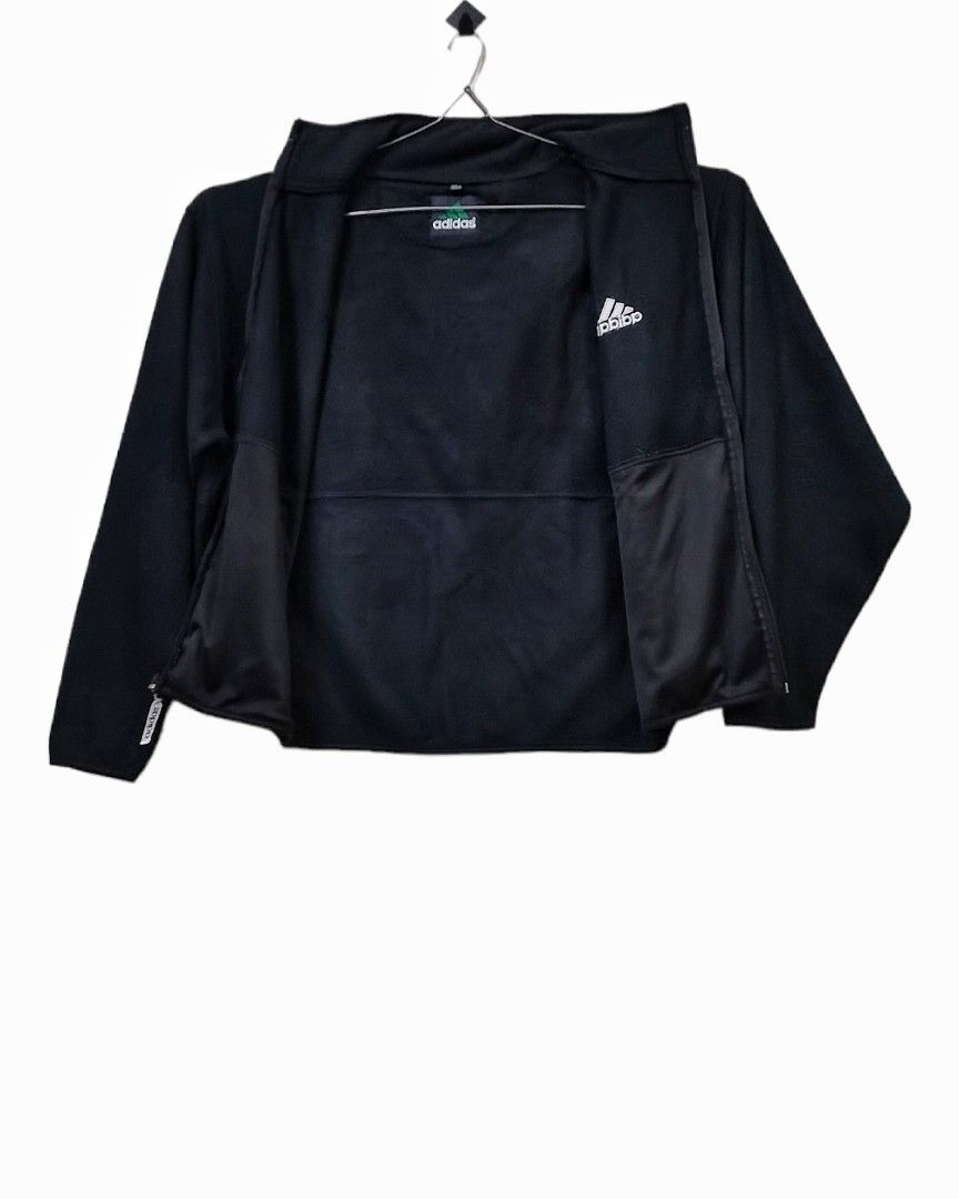 Adidas Zipped Up Fleece Jacket Sweater Men s Fashion Coats