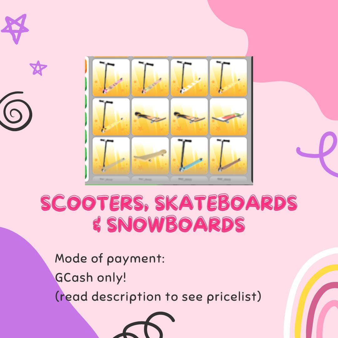 ADOPT ME SCOOTERS, SKATEBOARDS AND SNOWBOARDS (READ DESCRIPTION), Video