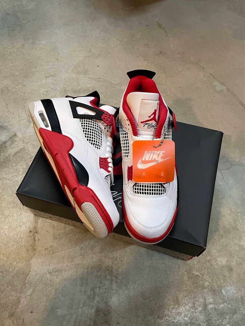 jordan 4 fire red 2020 box