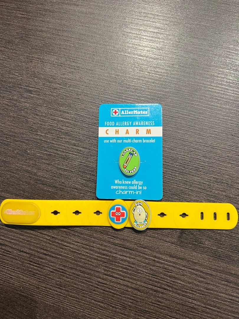 Egg allergy bracelet shop