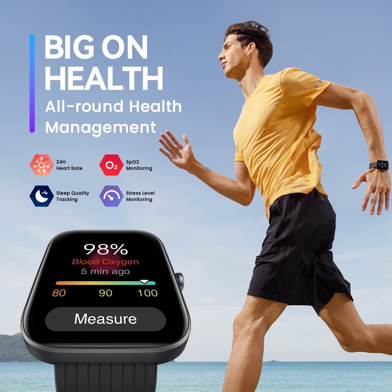 Amazfit Bip 3 Smart Watch for Women Health Fitness Tracker with