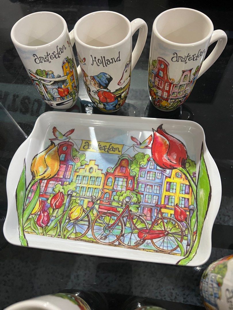 Amsterdam Tall Cup Set, Furniture & Home Living, Kitchenware