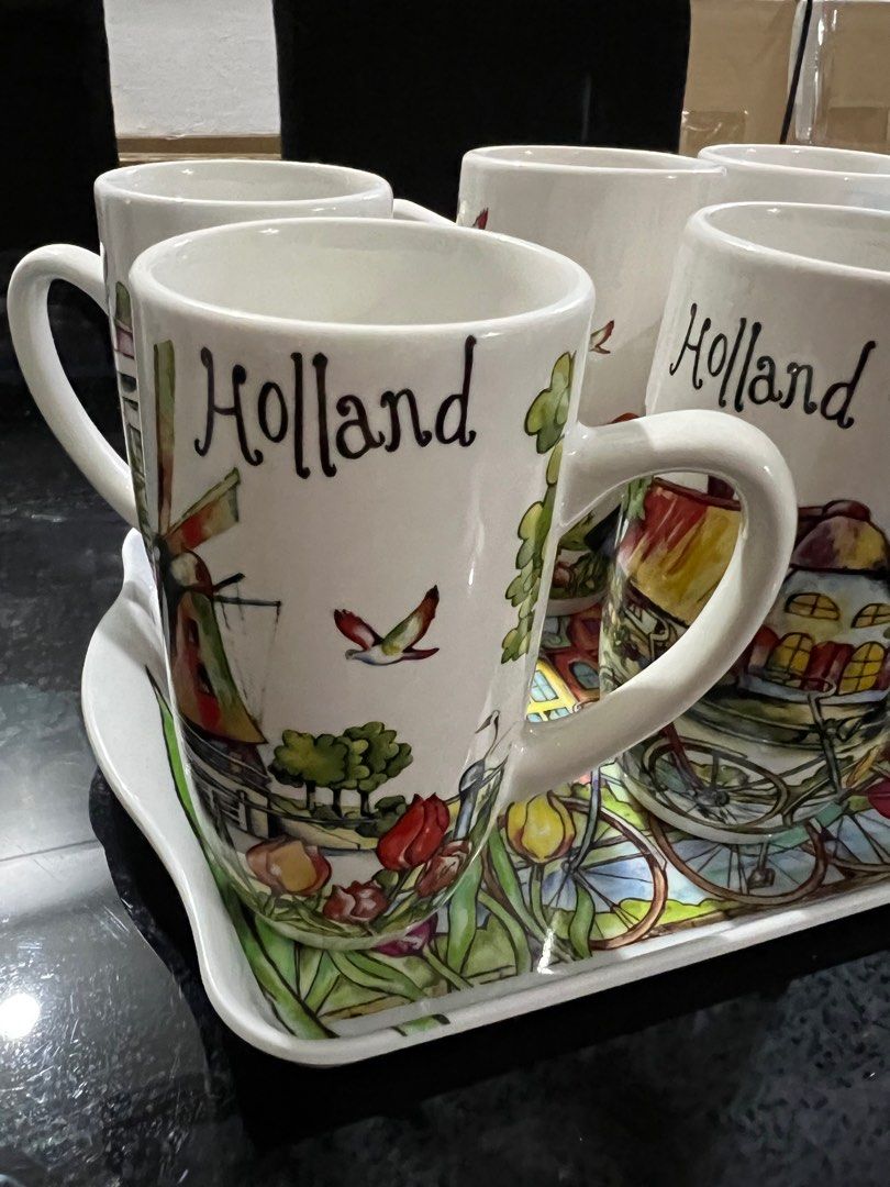 Amsterdam Tall Cup Set, Furniture & Home Living, Kitchenware