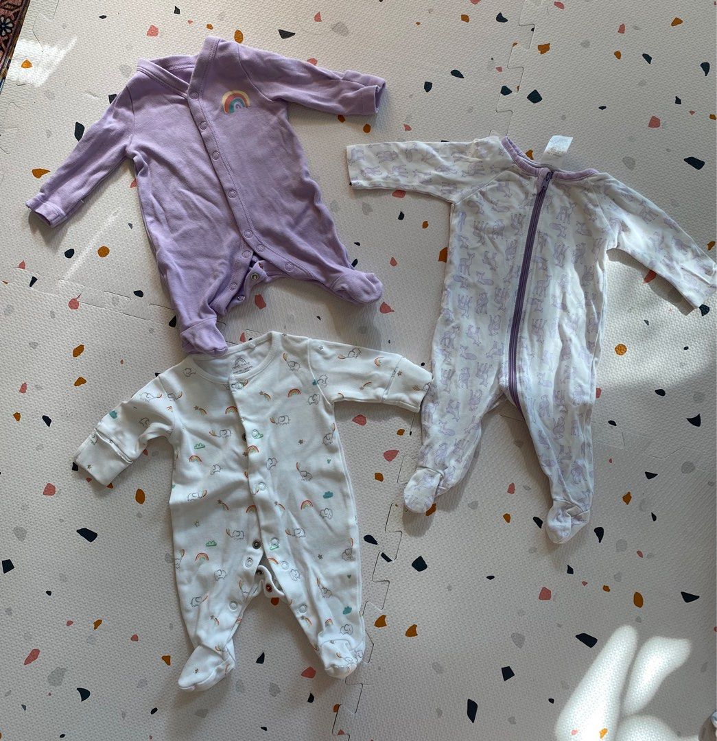 Tu shop baby sleepsuits