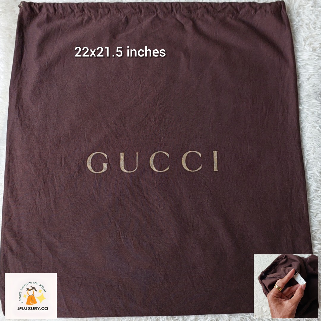 Authentic Gucci Dust bag 17.5x8 inches, Luxury, Bags & Wallets on