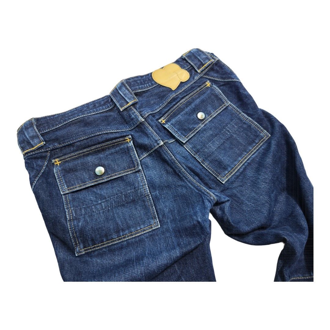 Authentic Number Nine Musical Note Bush Heart Patch Denim on Carousell