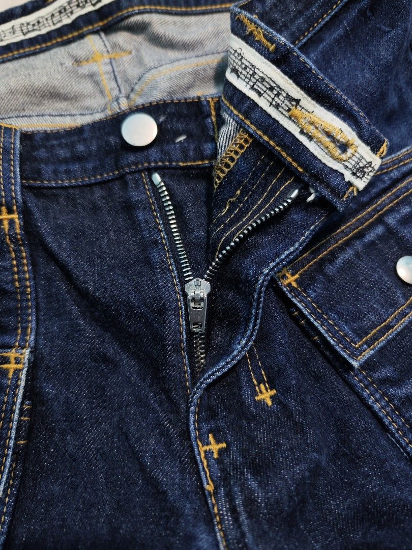 Authentic Number Nine Musical Note Bush Heart Patch Denim on Carousell