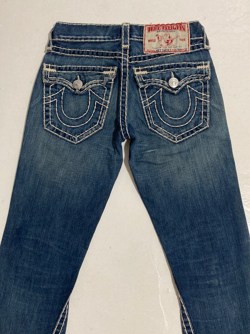 美品 TRUE RELIGION 煮詰まり JOEY SUPER T 29 seat32