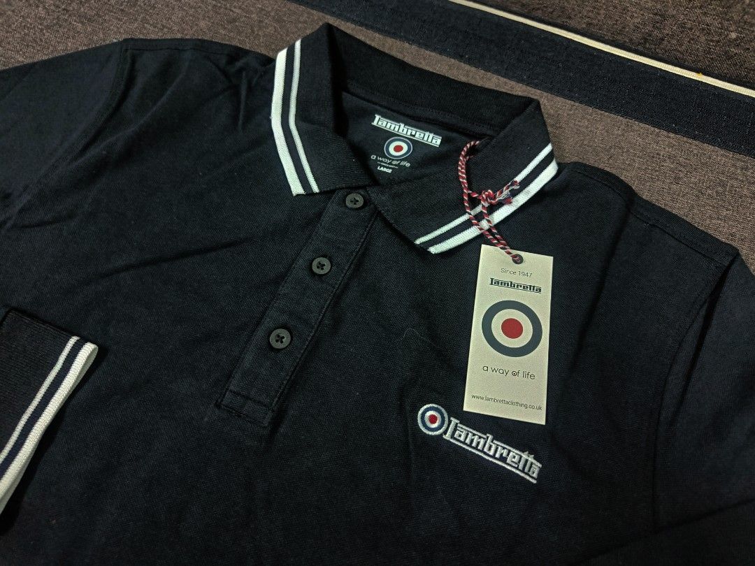 Lambretta long sleeve polo store