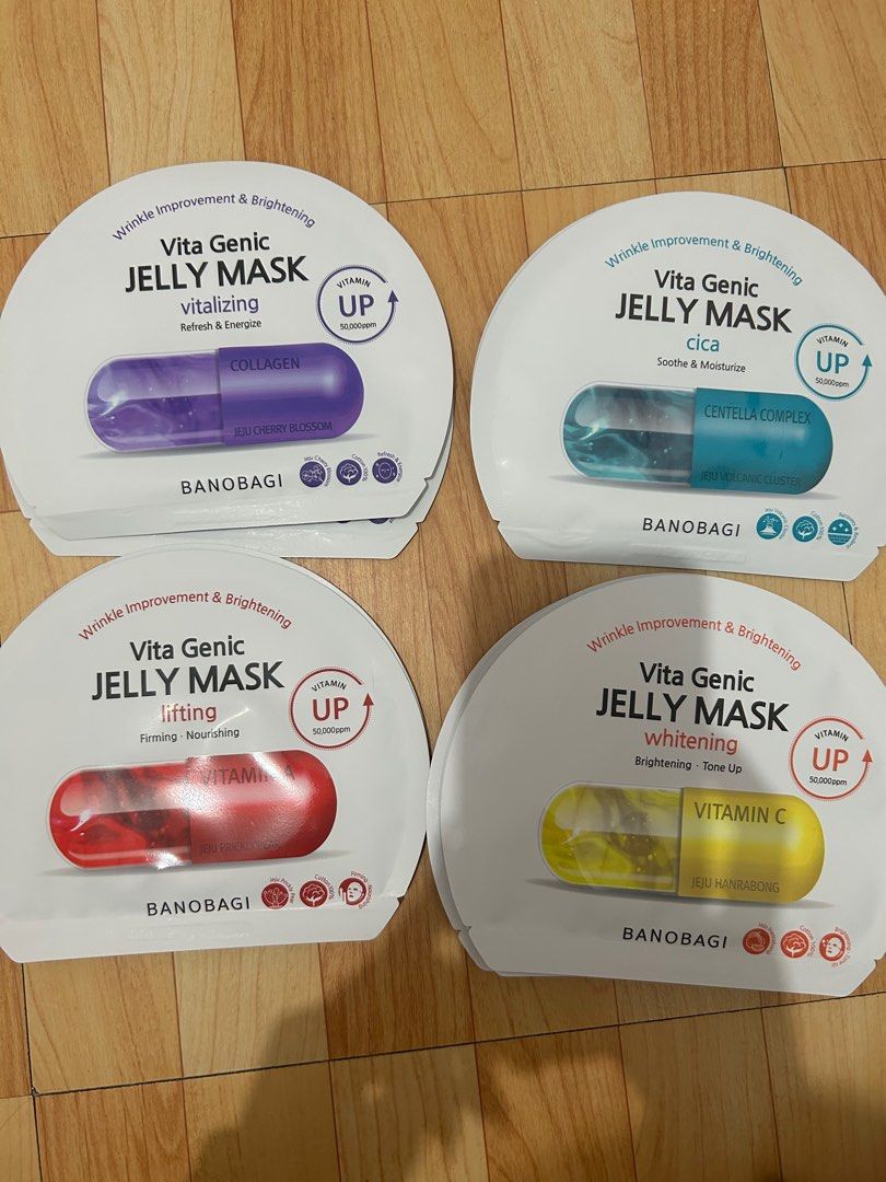 Banobagi jelly mask sheet korean mask vitalizing brightening cica