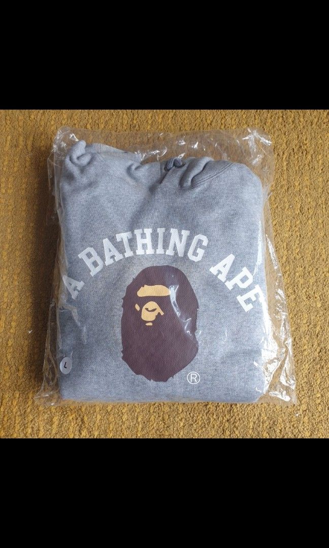 Bape grey pullover 2020 happy new year pack Men s Fashion Tops