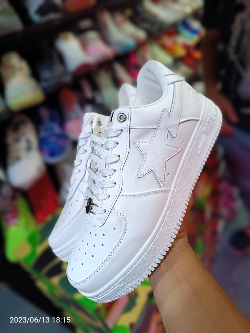 Triple white bapesta outlet