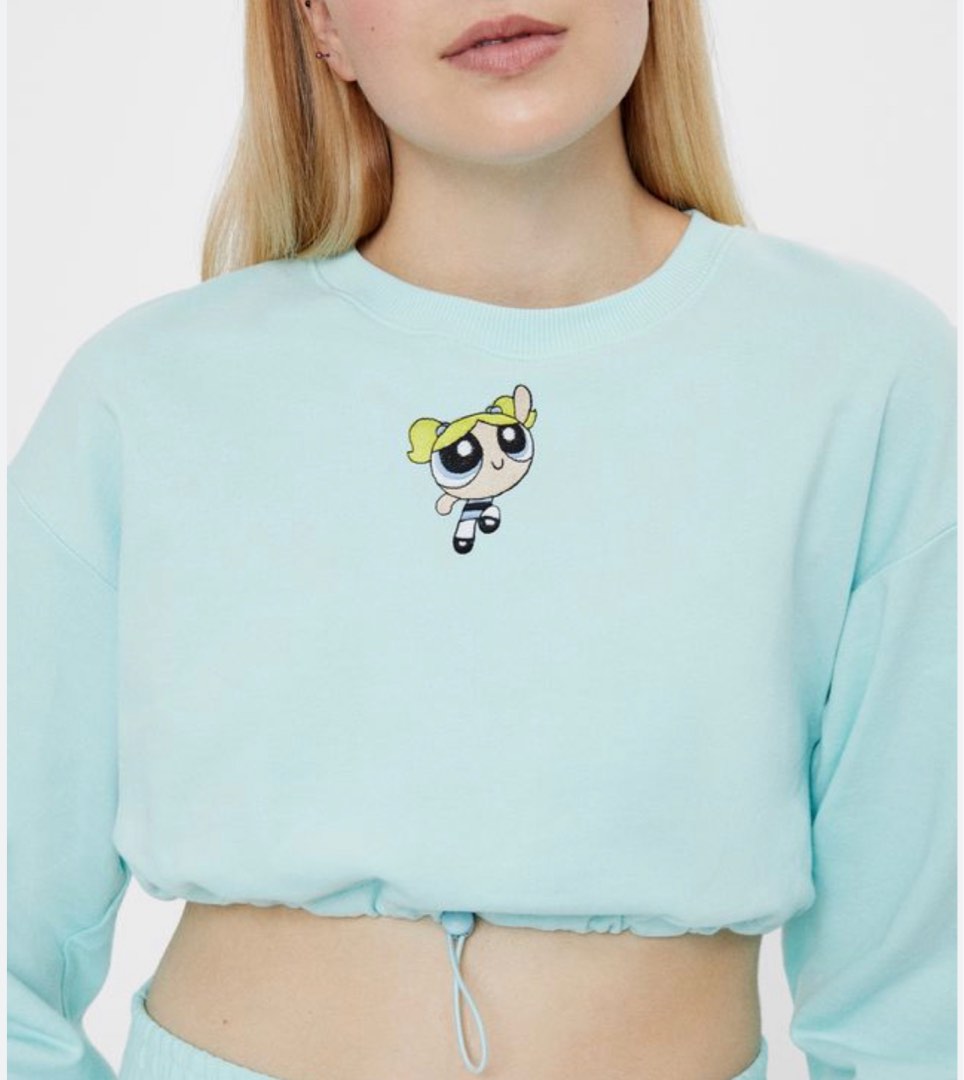 Bershka powerpuff hotsell girl sweatshirt