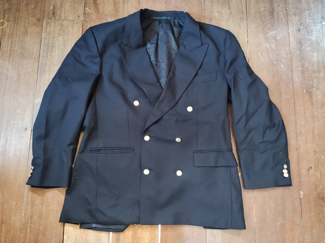 Burberry deals navy blazer