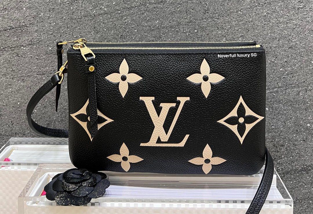 Louis Vuitton Monogram Escale Double Zip Pochette