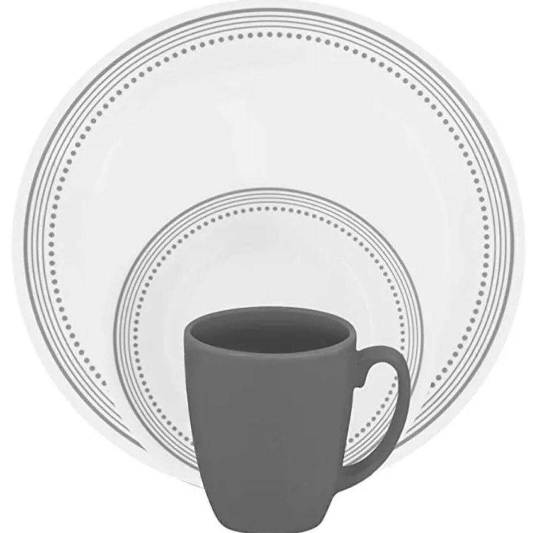 BNIB Corelle 16 pieces plates and mugs, Furniture & Home Living