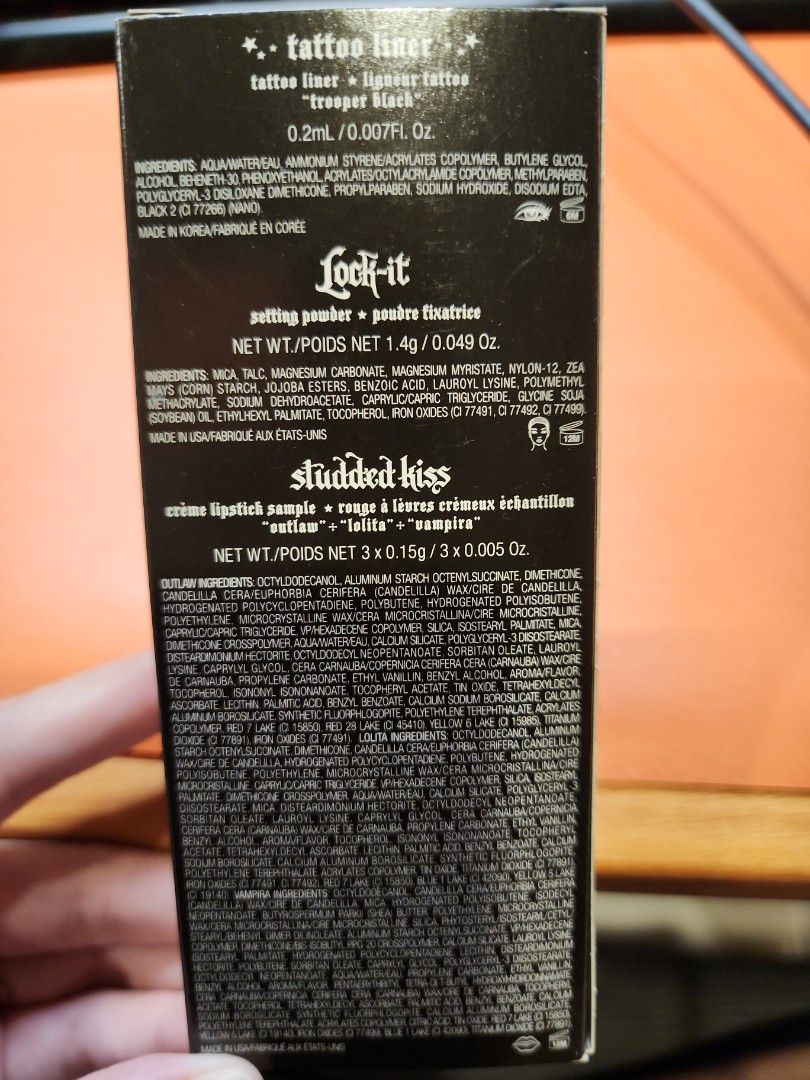 BNIB Kat Von D eyeliner + setting powder kit, Beauty & Personal Care