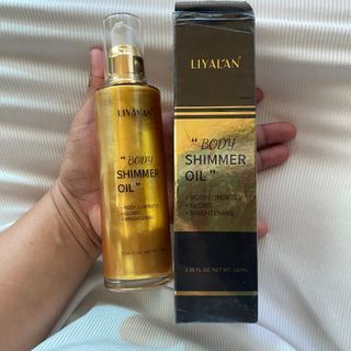 Body shimmer oil