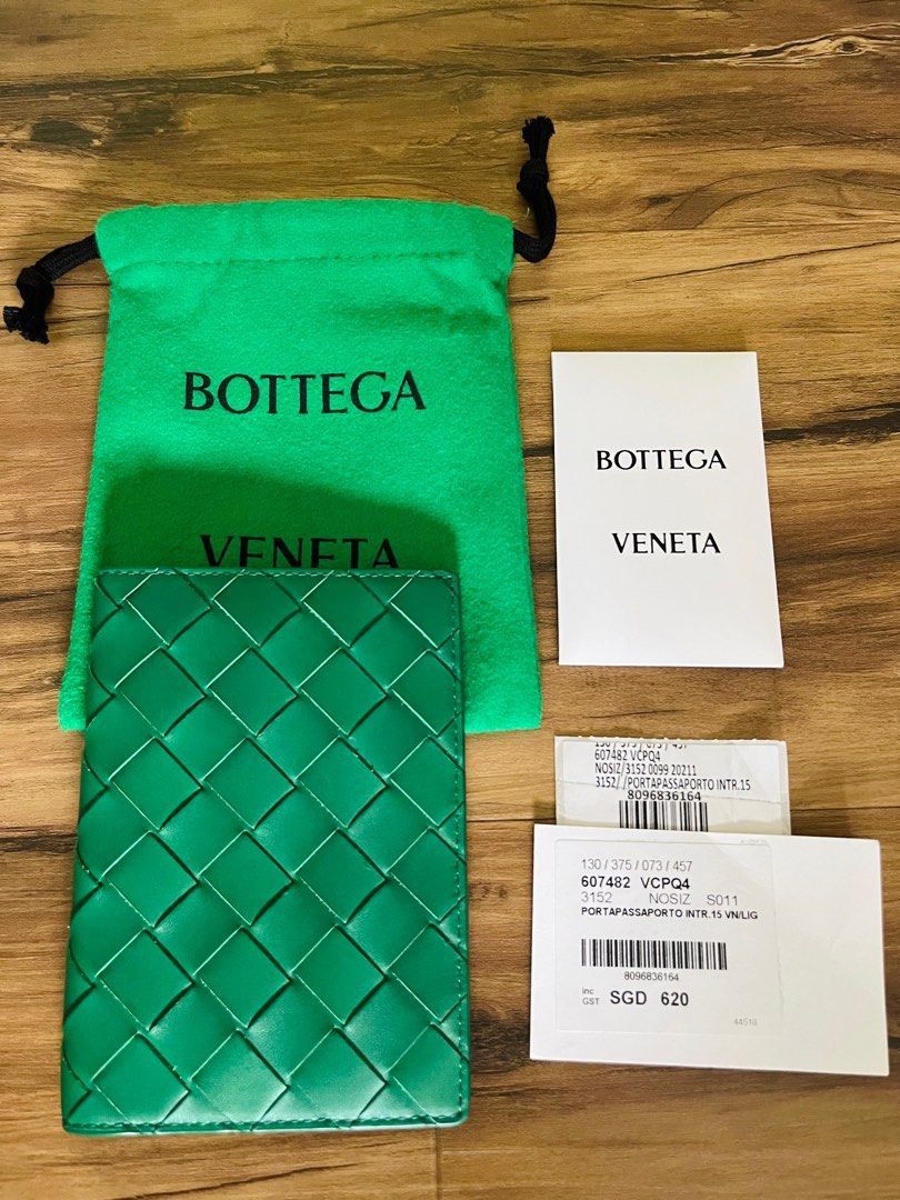 Bottega Passport Case Green on Carousell