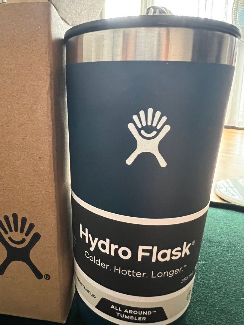 Brand new! HydroFlask Tumbler Indigo 12 oz, Furniture & Home Living,  Kitchenware & Tableware, Water Bottles & Tumblers on Carousell